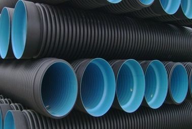 HDPE double wall corrugated pipe