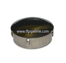 handrail balustrade fitting metal pipe end cap for 42.4mm tube