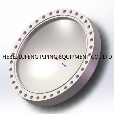 Forged super duplex steel S32750(2507) flanged ellipsoidal head