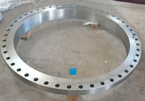 ASTM A182 F53(2507)는 압력 용기를 위한 둘레 플랜지를 만들었습니다